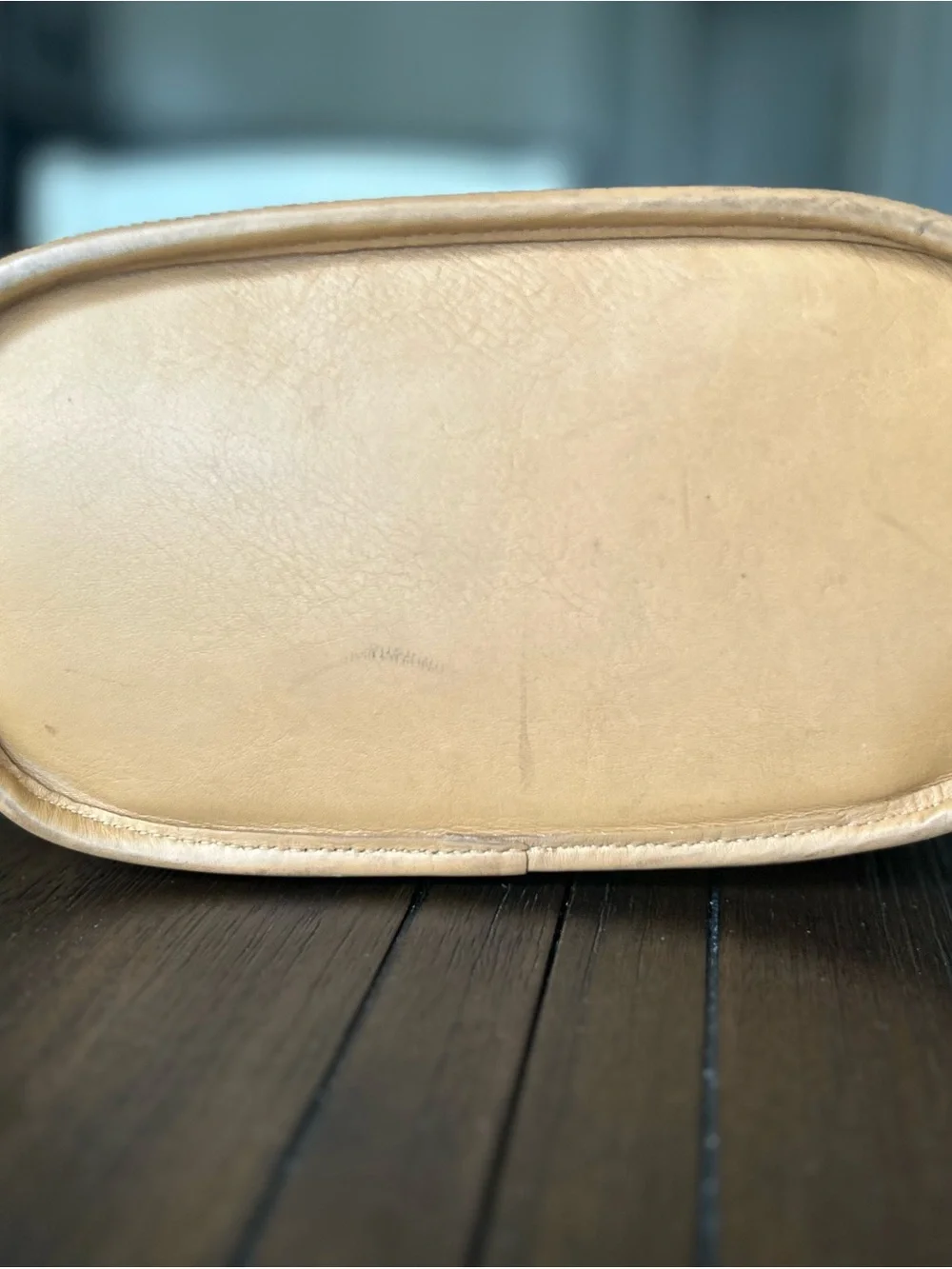 COACH Vintage CAMEL Leather Shoulder Tote/bucket